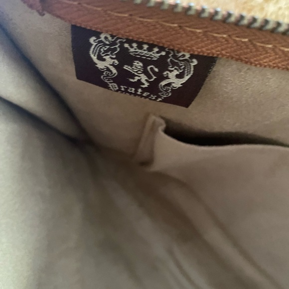 Pratesi Firenze Italian leather clutch wristlet handbag - Picture 7 of 10